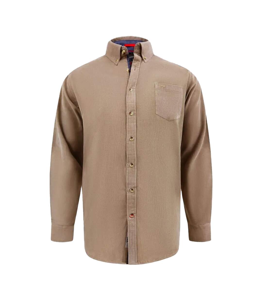 Chemise Carey D555 Homme Marron Clair Duke-2