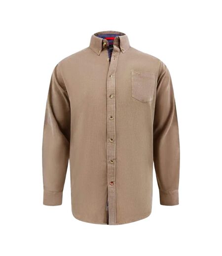 Chemise Carey D555 Homme Marron Clair Duke