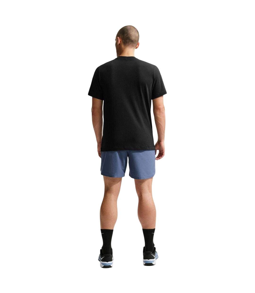 T-shirt Homme Noir Blanc Nike-2