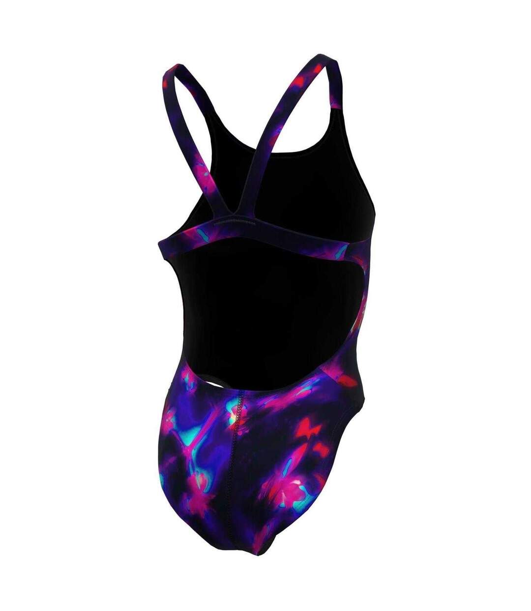 Maillot De Bain 1 Pièce Motif/style Floral Femme Noir Nike-2