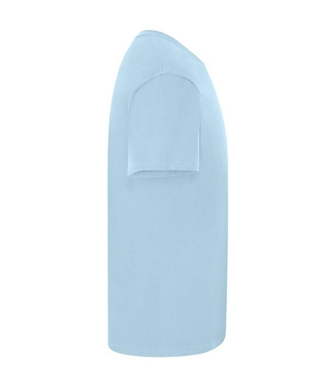Classic Mens Ringspun Tee Light Blue Casual-4