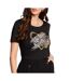 T-Shirt noir femme morgan dlopi-1