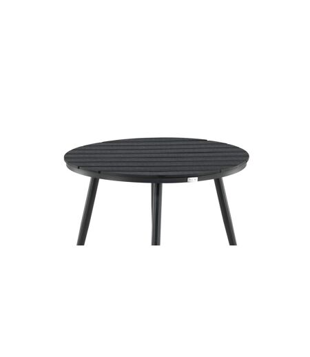 Table de Jardin Ronde Break 90cm Noir