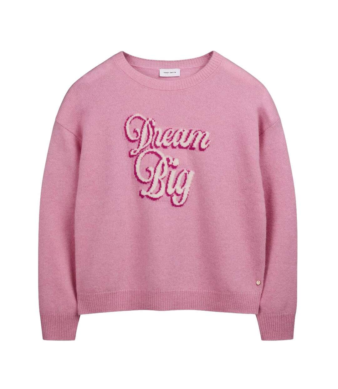 Pull rose femme teddy smith pnelo-1