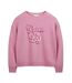 Pull rose femme teddy smith pnelo-1