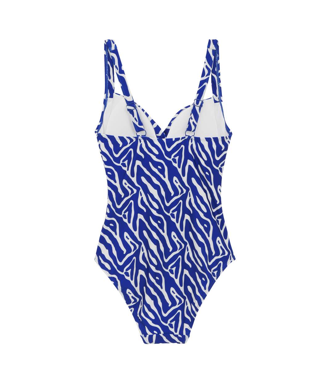 Womens/ladies sakari abstract tummy control one piece swimsuit brightest blue Regatta-2