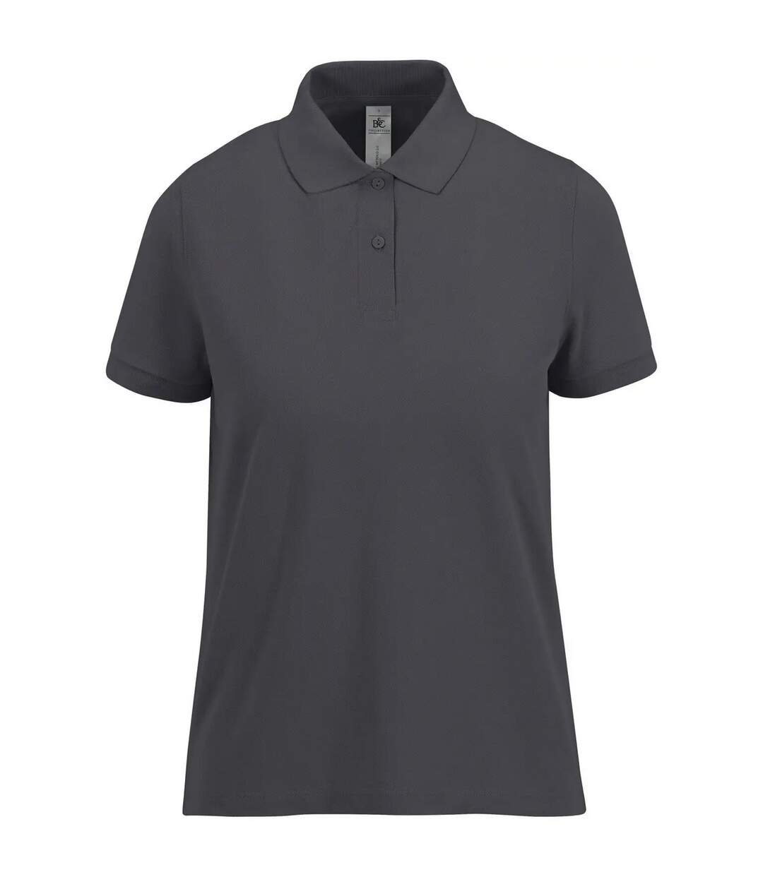 Chemisier My Polo Femme Gris Foncé Uni B&C-1