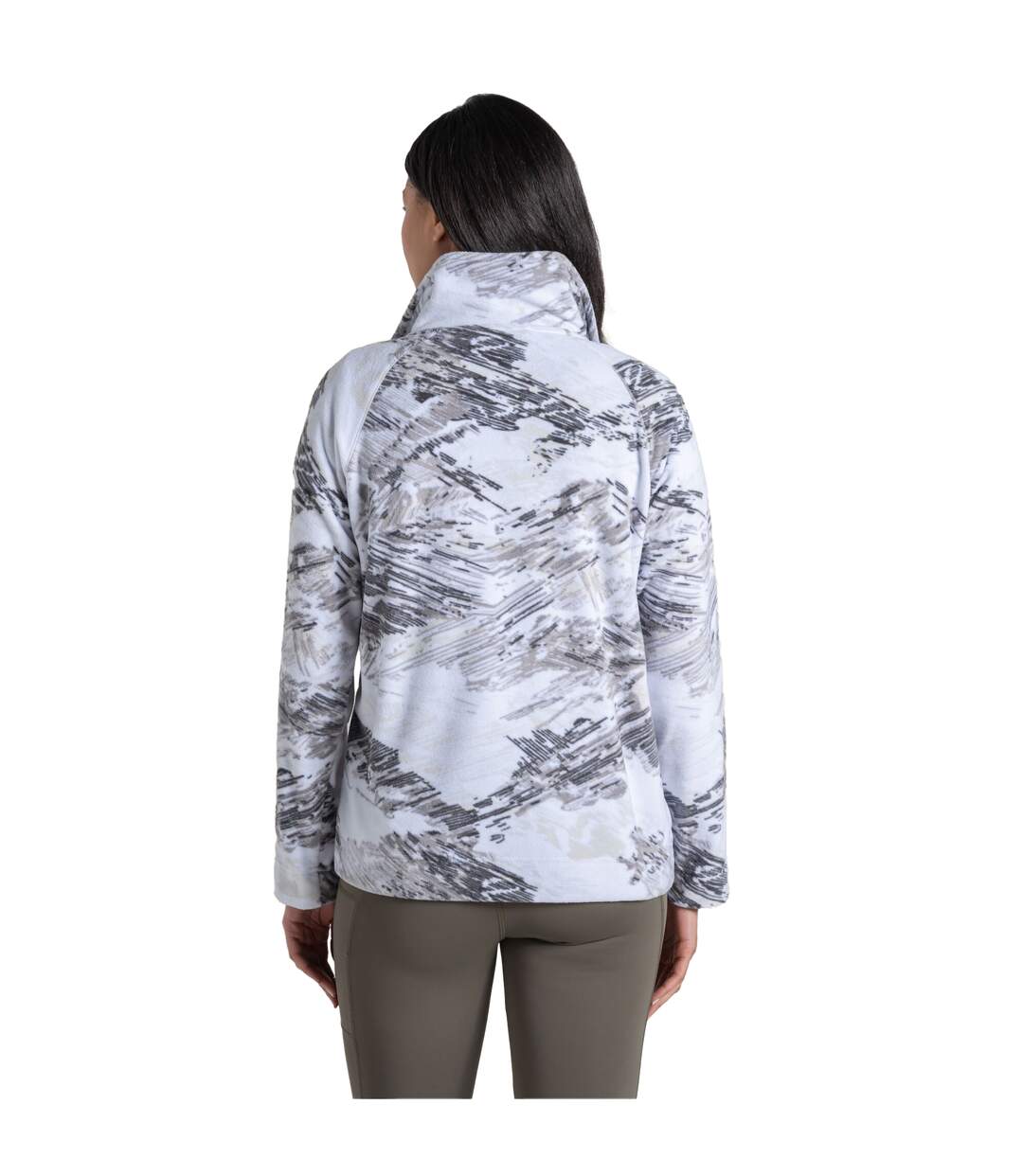 Polaire À Col Montant Motif/style Imprimé Annjela Femme Blanc Imprimé Craghoppers-3