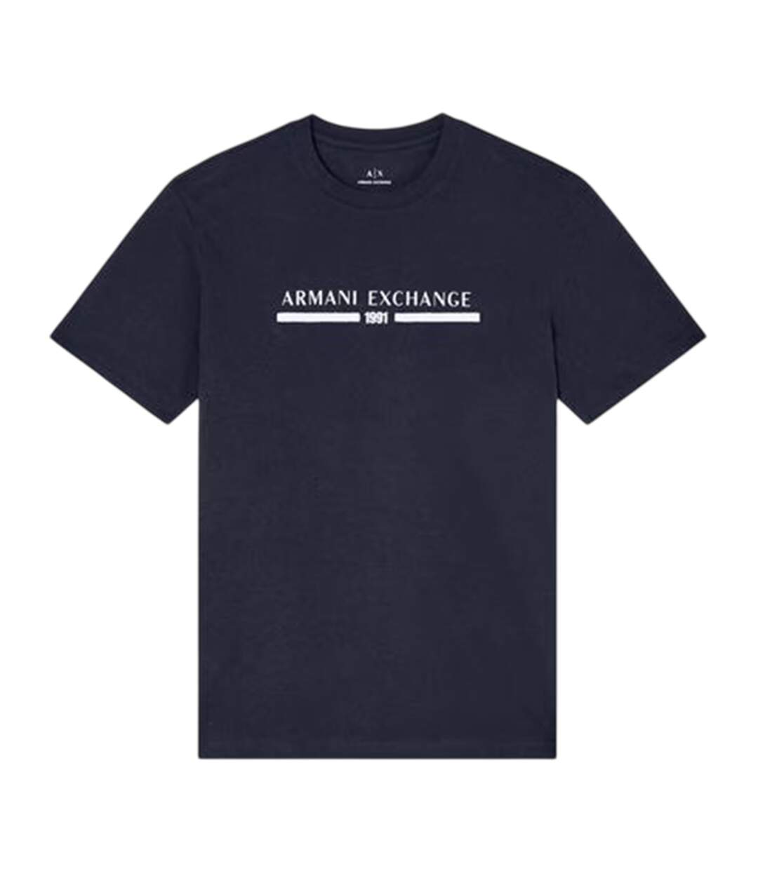T-shirt Motif/style Linéaire Homme Bleu Marine Armani Exchange-2