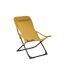 Chaise relax en acier et toile Easy