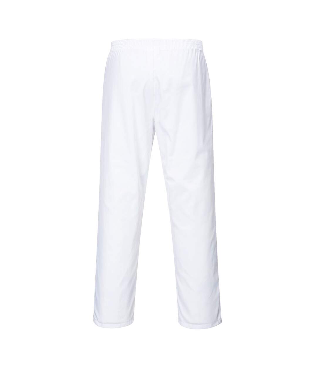 Mens Twill Bakers Trousers White Portwest-2