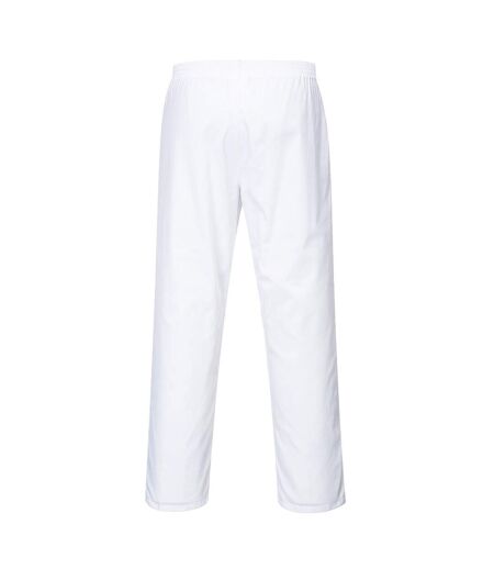 Mens Twill Bakers Trousers White Portwest