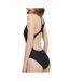 Maillot de bain 1 piece noir femme adidas big bars suit-2