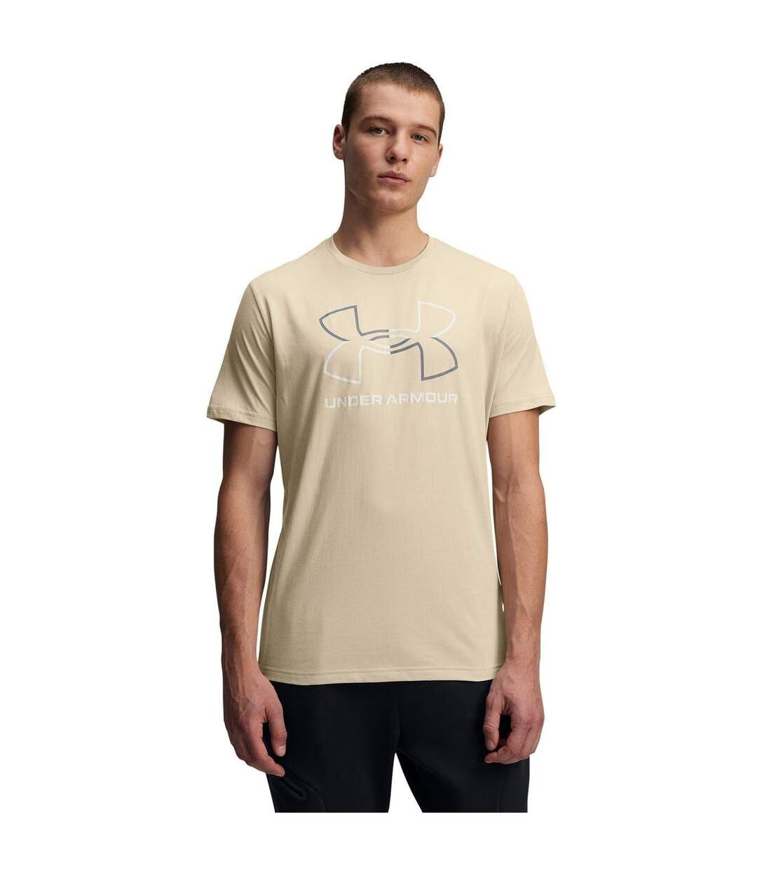 T-shirt Manches Courtes Foundation Updates Gl Homme Vert Kaki Under Armour-1