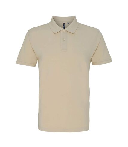 Asquith & Fox Mens Plain Short Sleeve Polo Shirt (Natural) - UTRW3471