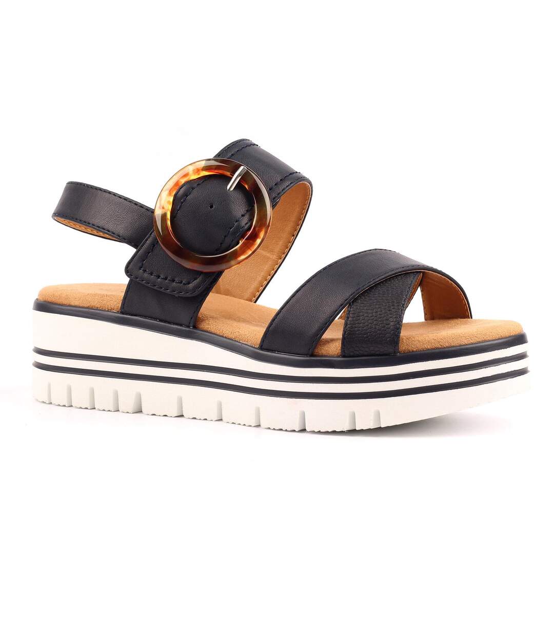 Sandales Elise Femme Bleu Marine Lunar-1