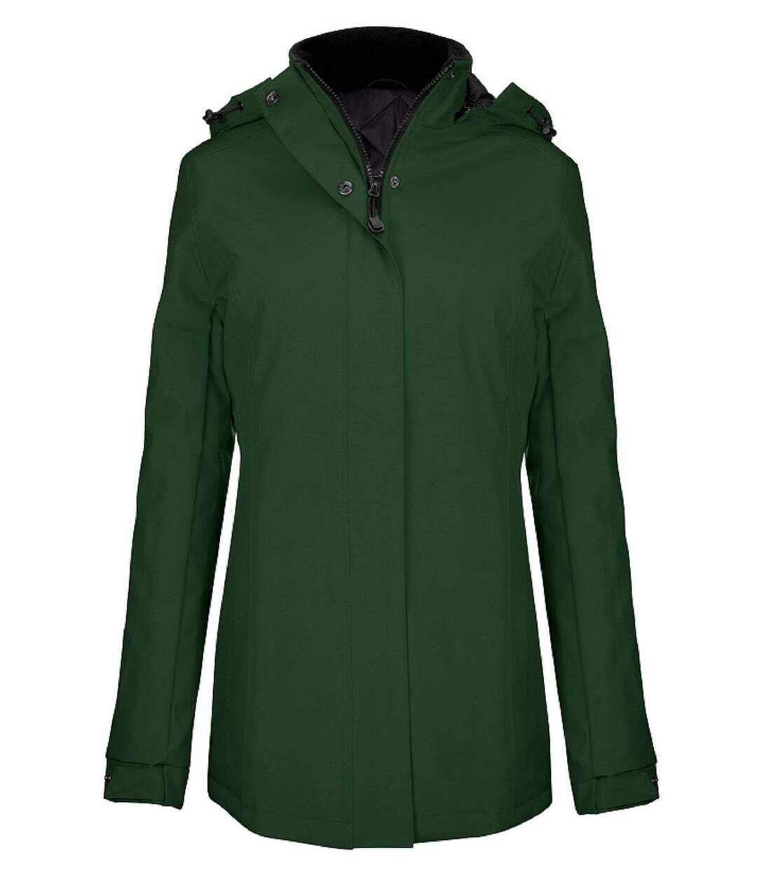 Parka à capuche - Femme - K6108 - vert forêt-1