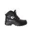 Mens Footwear Industry Leather Safety Boots Black Mascot-1