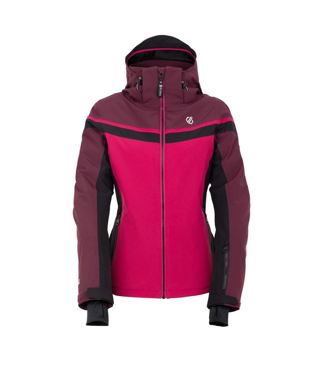 Blouson de ski flurry femme rose baie / figue Dare 2B-1