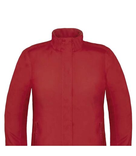 B&C Womens/Ladies Premium Real+ Windproof Waterproof Thermo-Isolated Jacket (Deep Red) - UTBC2003