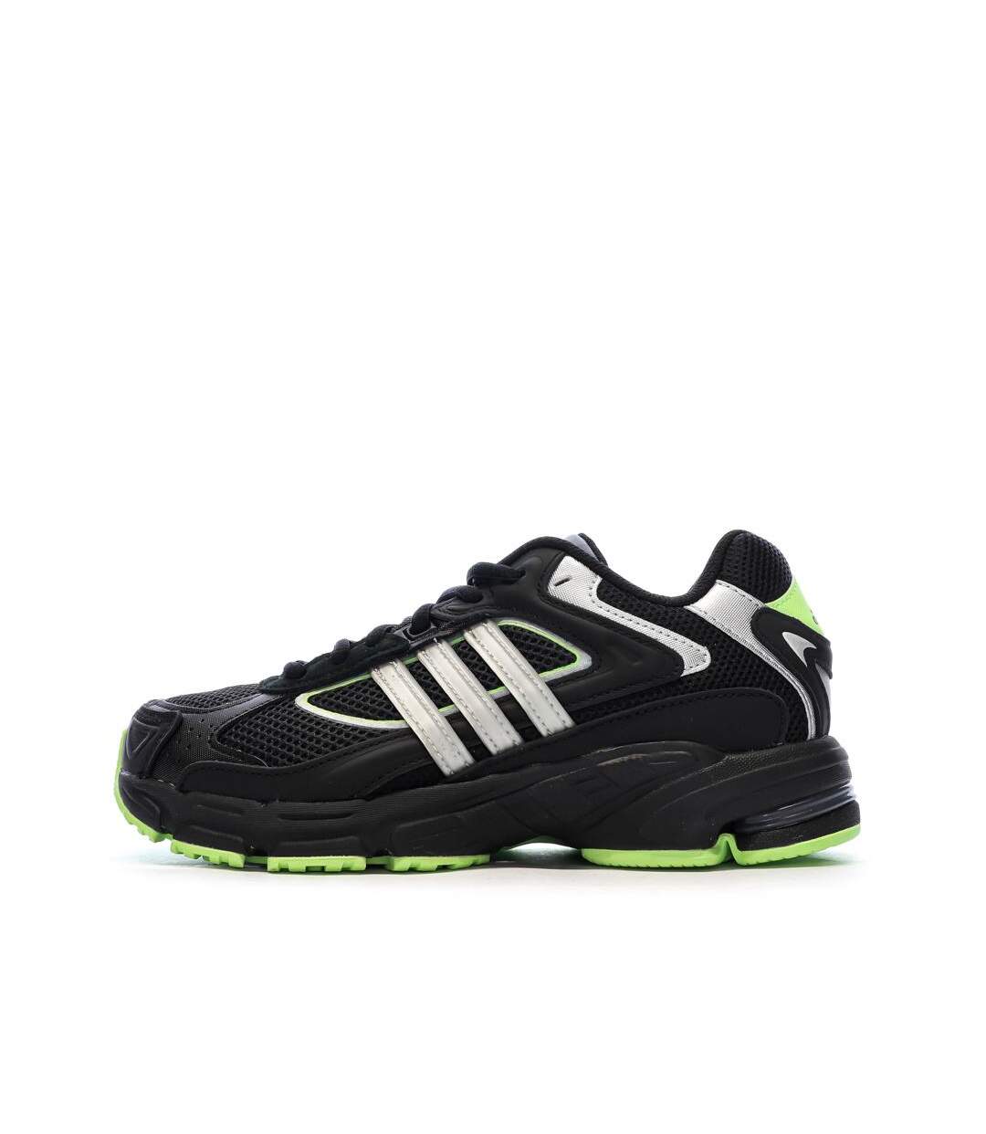 Basket noir/vert femme adidas response-1