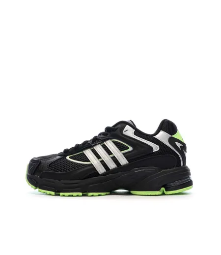 Basket noir/vert femme adidas response