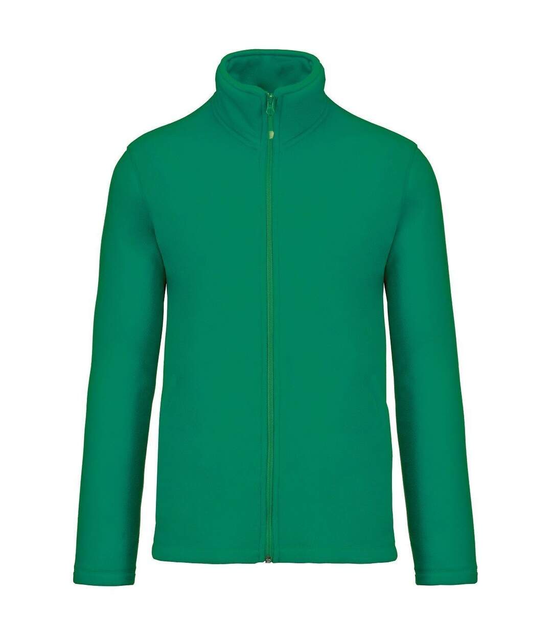 Veste micropolaire zippée - Homme - K911 - vert kelly-1