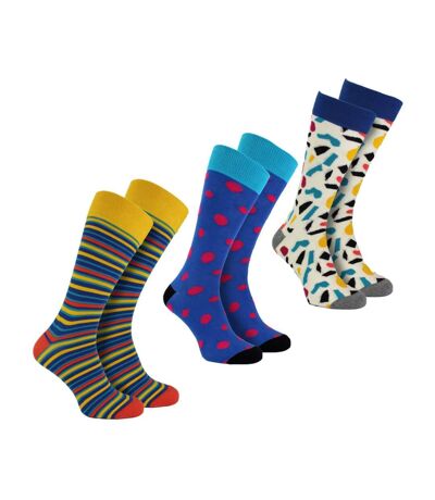 Pack of 3 Striped Dress Mens Socks for a Classic Look | Socks with Stripes