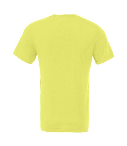 Canvas t-shirt jersey hommes jaune vert Bella + Canvas Bella + Canvas