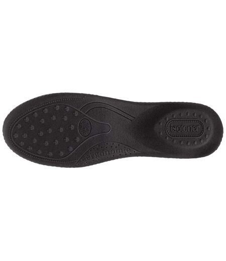 Isotoner Chaussons Ballerines femme ultra doux, ultra confort talon de 3,8 cm