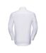 Chemise Manches Longues Motif/style Uni Homme Blanc Russell Collection-2