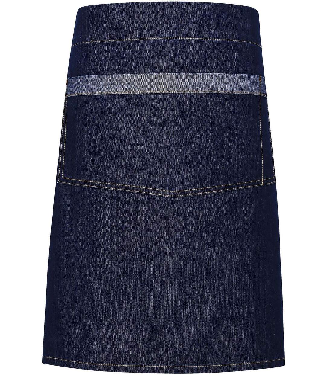 Tablier taille mi-long - PR128 - bleu indigo denim-2
