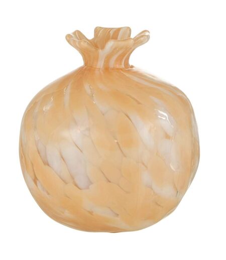 Vase Design en Verre Mélissa 13cm Beige