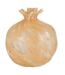 Vase Design en Verre Mélissa 13cm Beige-1