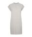 Robe Décontractée Femme Gris Chiné Build Your Brand-1