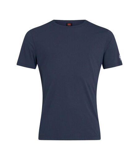 Mens Club Plain T-shirt Navy Canterbury