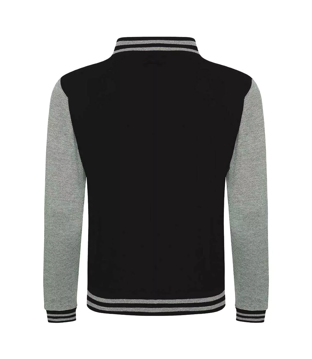 Blouson D'université Adulte Noir Vif Gris Chiné Awdis-2