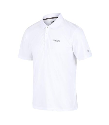 Regatta Mens Maverick V Active Polo Shirt (White) - UTRG4931