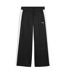 Womens/ladies T7 Open Hem Low Rise Joggers Black White Puma-2