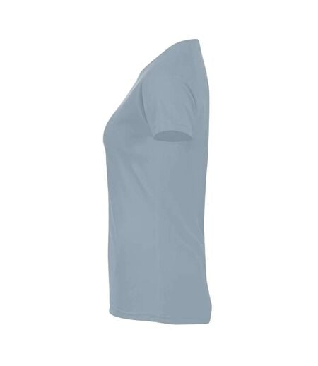 T-shirt Sporty Femme Gris SOLS