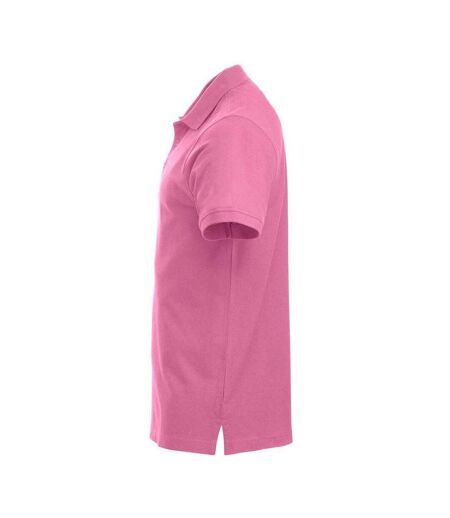 Mens Classic Lincoln Polo Shirt Bright Pink Clique