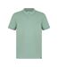 Polo Motif/style Logo Lazer Homme Vert Clair Firetrap-1