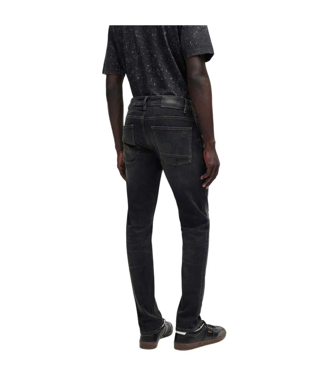 Jean Delaware Homme Gris Foncé Boss-3
