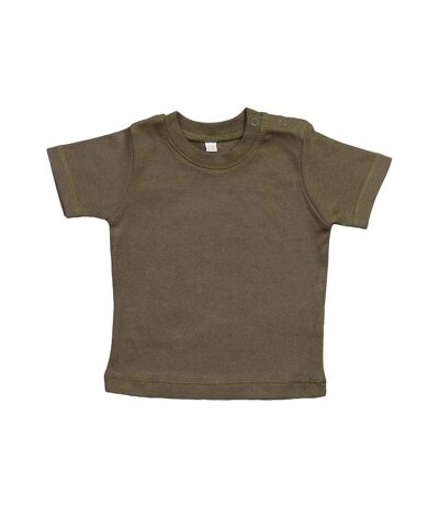 T-shirt bébé vert camouflage Babybugz