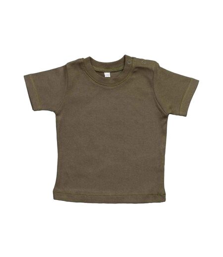 T-shirt bébé vert camouflage Babybugz