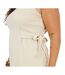 Womens/ladies Sleeveless Midi Dress Stone Brave Soul-4