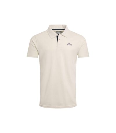 Mens miles pique organic polo shirt string Weird Fish