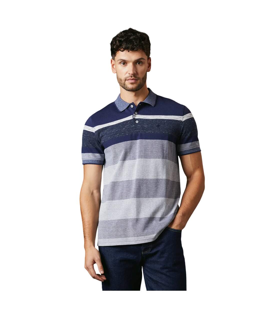 Polo orlando homme gris Maine-1