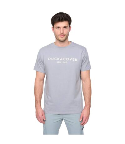 Mens Chamata T-shirt Steel Blue Duck And Cover