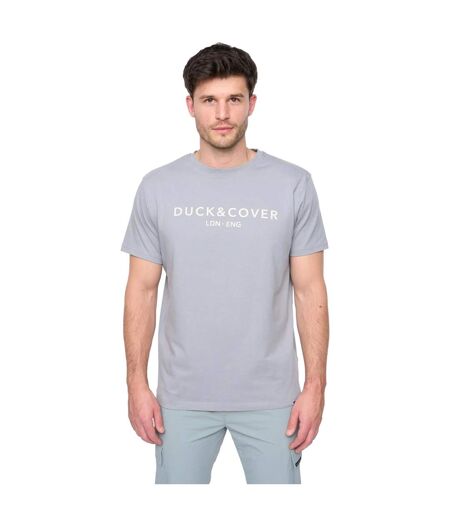 Mens Chamata T-shirt Steel Blue Duck And Cover